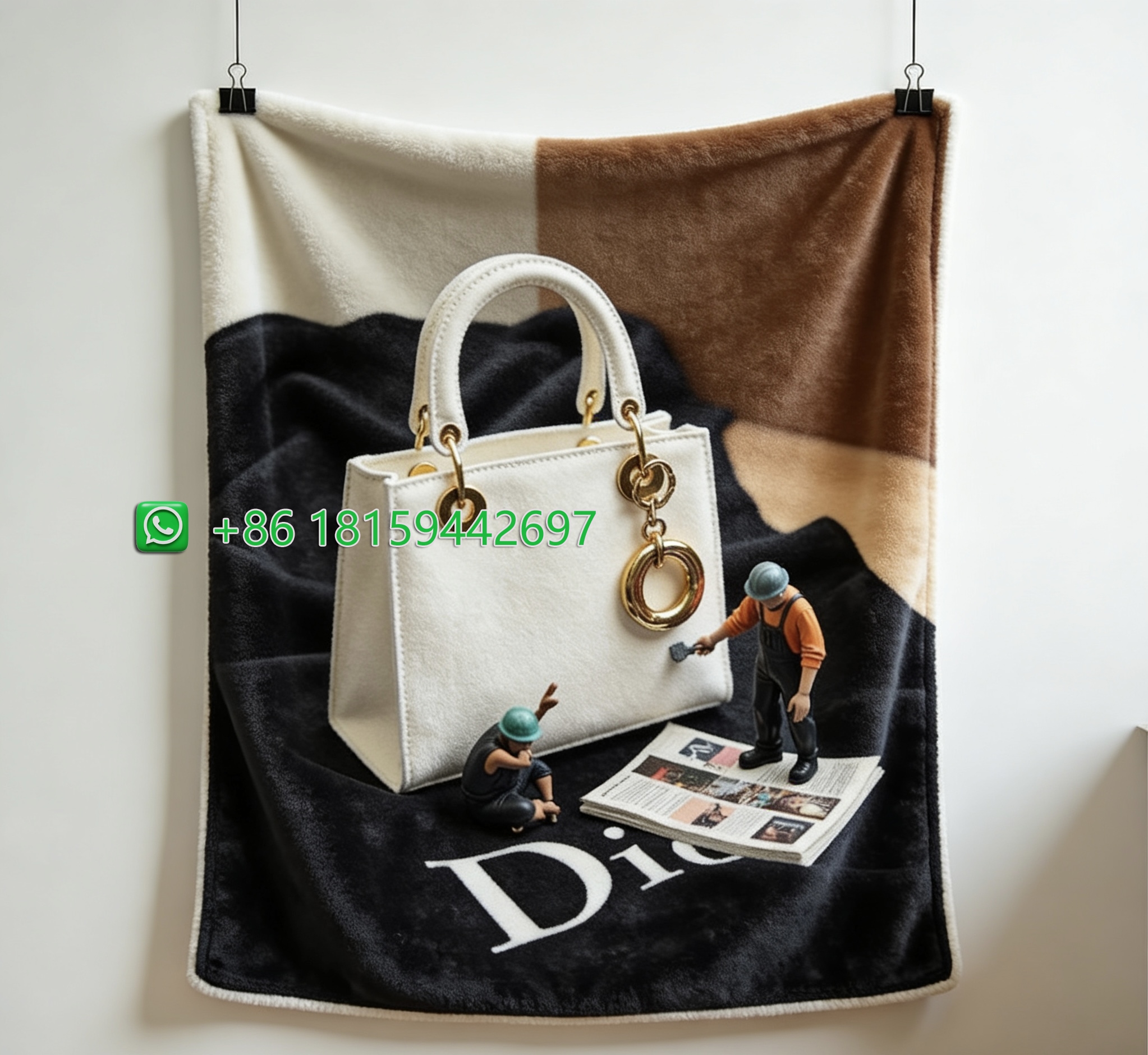 Dior Throw Blankets